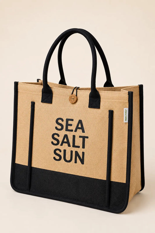 Sea Salt Sun Jute Bag